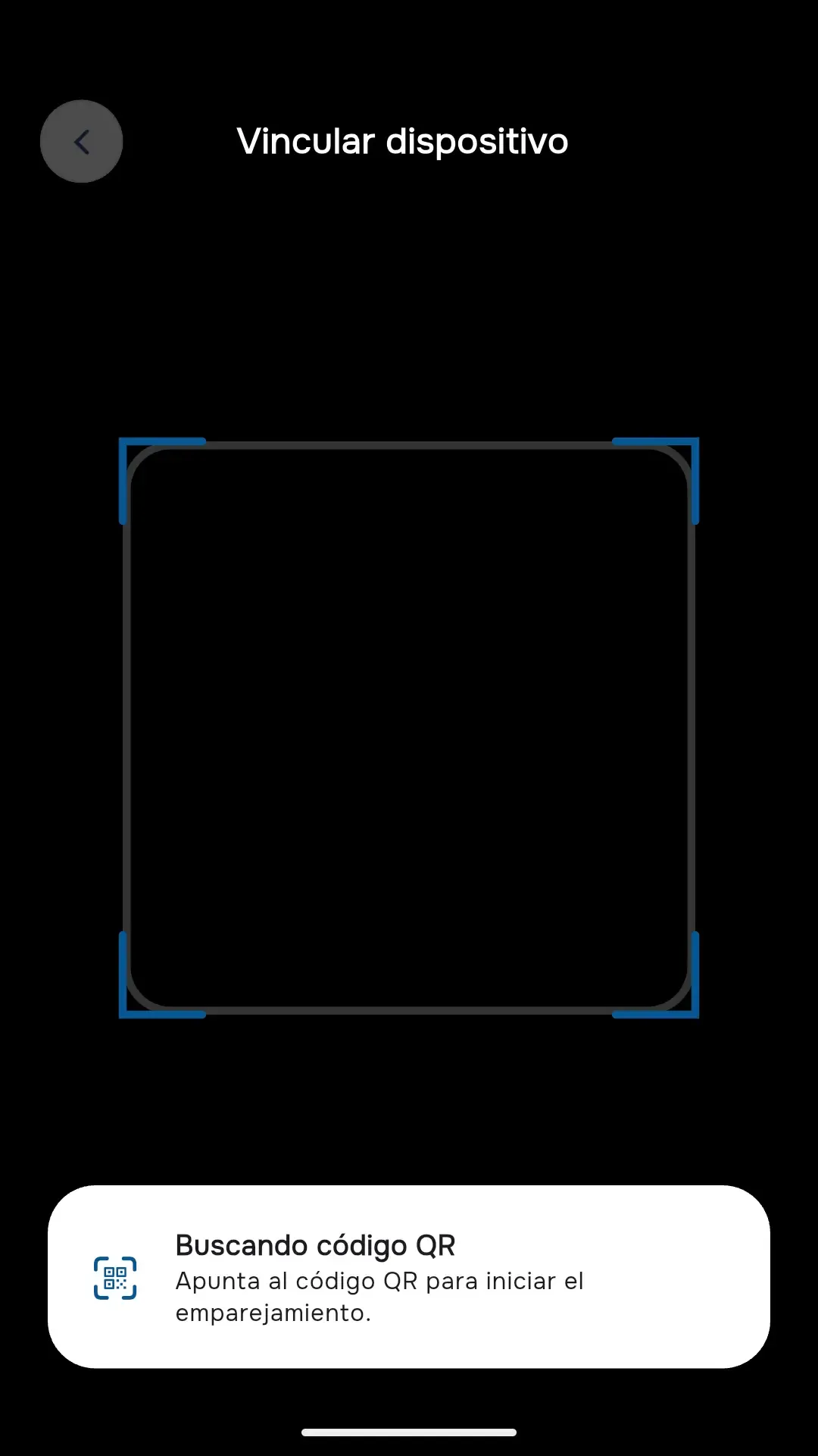 Client scanning the Gateway QR code